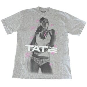 Tate Mcrae T Shirt S Gray Stars‎ Miss Possessive Tour Merch NEW